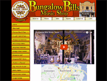 Tablet Screenshot of bungalowbills.com